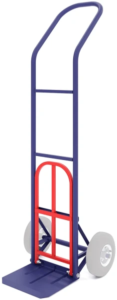 Тележка двухколесная грузовая с дополнительной полкой КГ 150 П без колёс